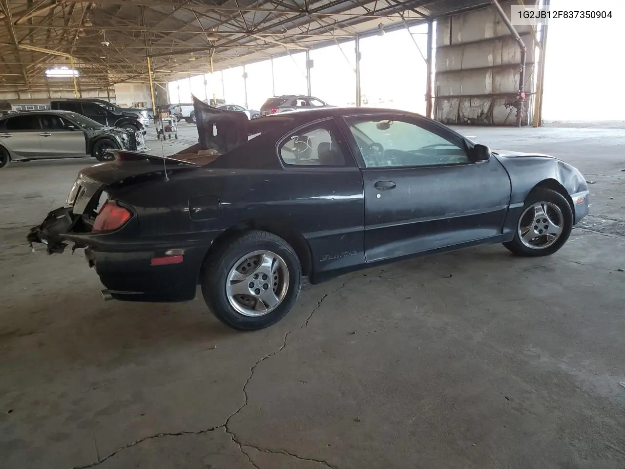 2003 Pontiac Sunfire VIN: 1G2JB12F837350904 Lot: 63556185