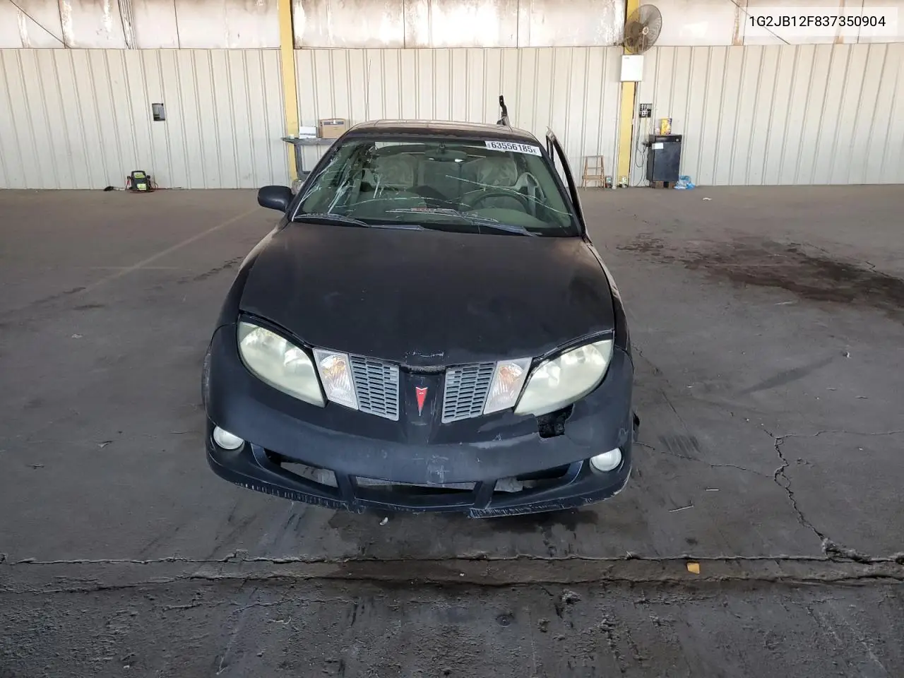 2003 Pontiac Sunfire VIN: 1G2JB12F837350904 Lot: 63556185