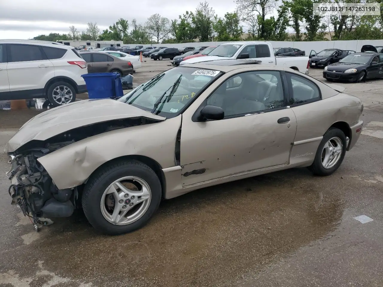 2004 Pontiac Sunfire VIN: 1G2JB12F147263198 Lot: 54842975