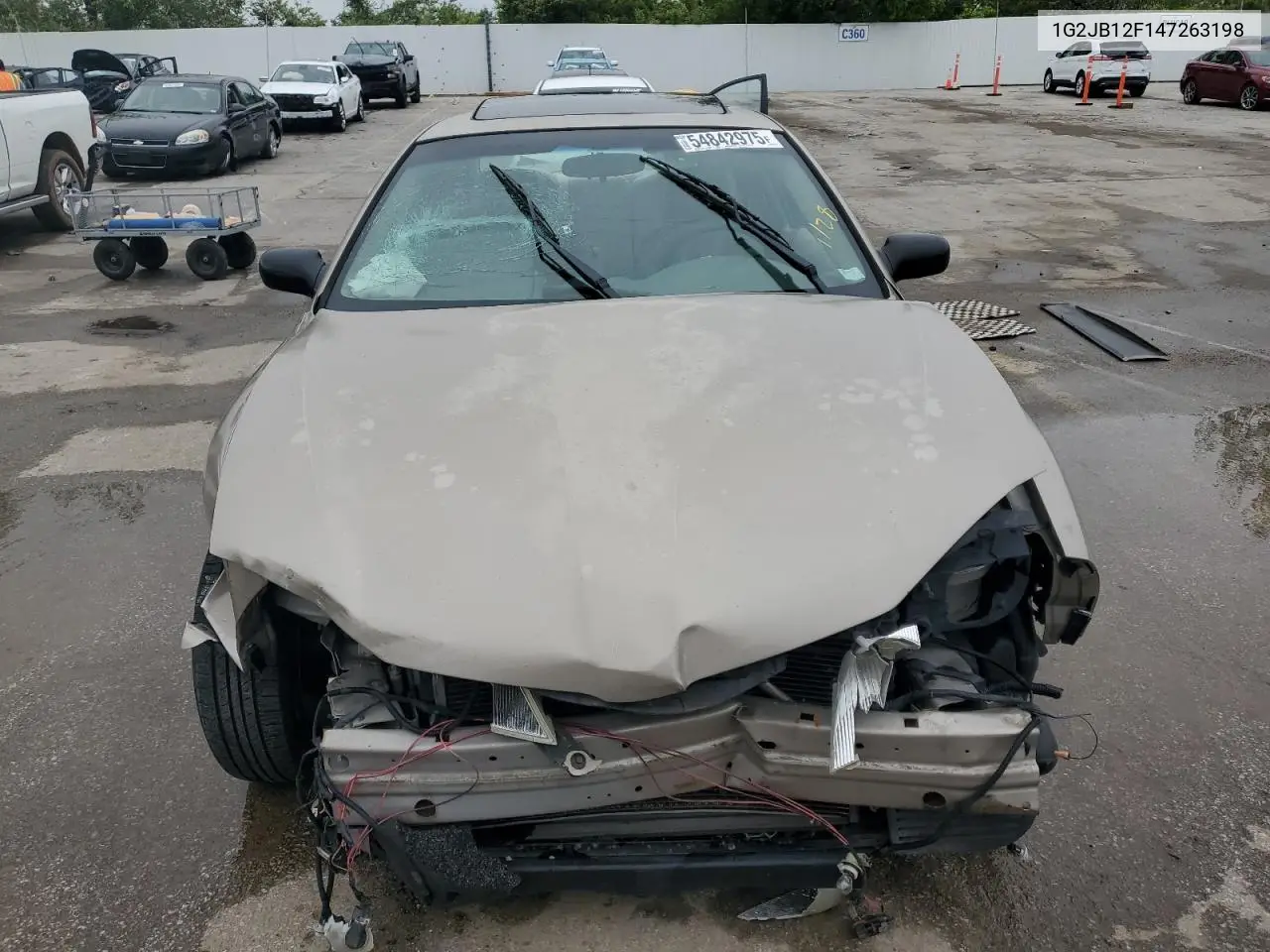 2004 Pontiac Sunfire VIN: 1G2JB12F147263198 Lot: 54842975