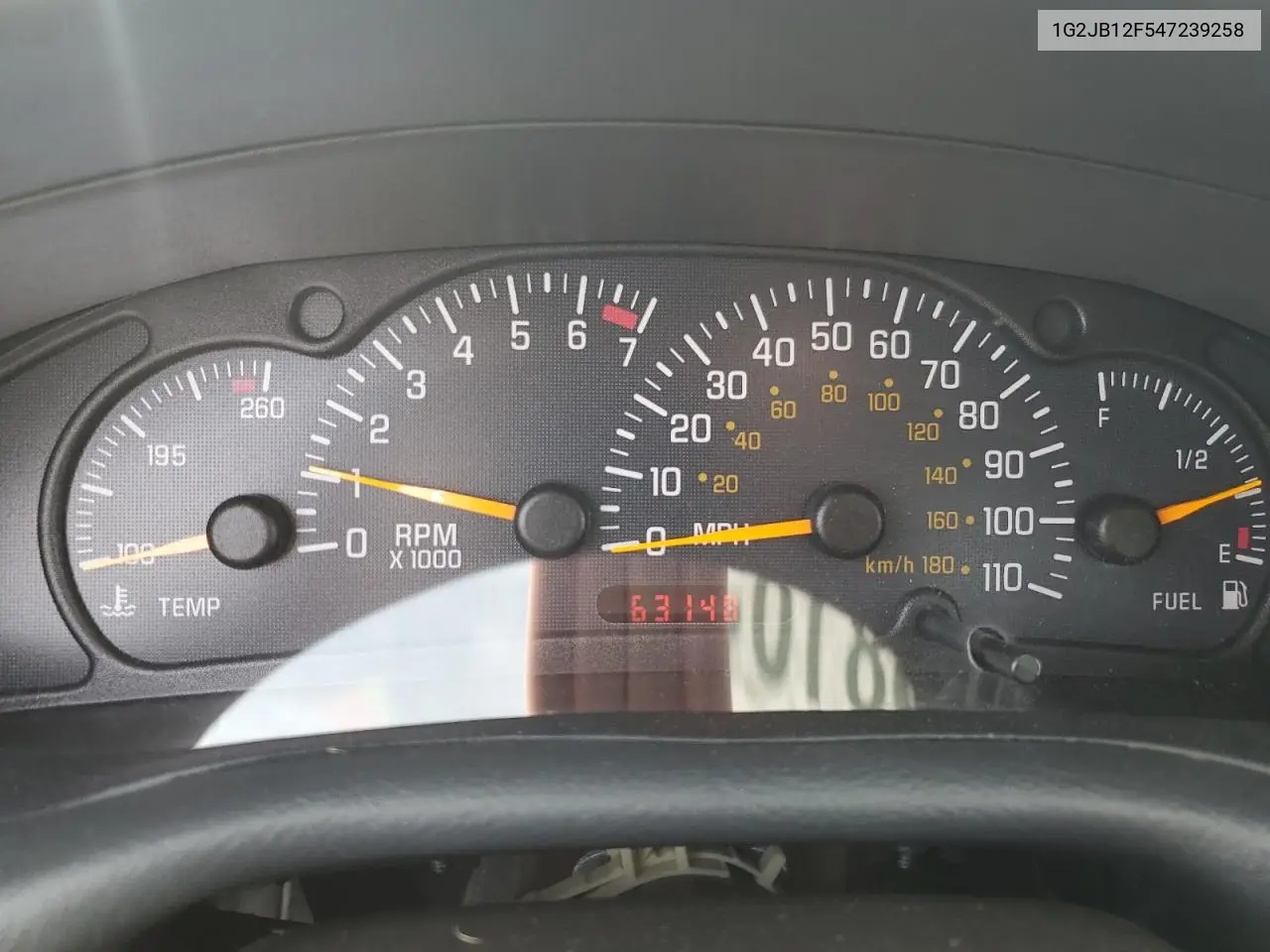 2004 Pontiac Sunfire VIN: 1G2JB12F547239258 Lot: 55818955