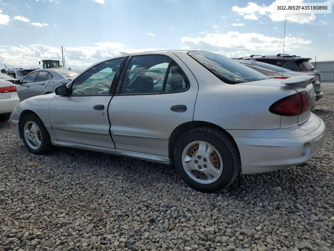 2004 Pontiac Sunfire Sl VIN: 3G2JB52F43S180890 Lot: 57124175