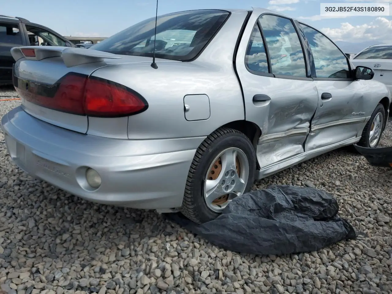 2004 Pontiac Sunfire Sl VIN: 3G2JB52F43S180890 Lot: 57124175