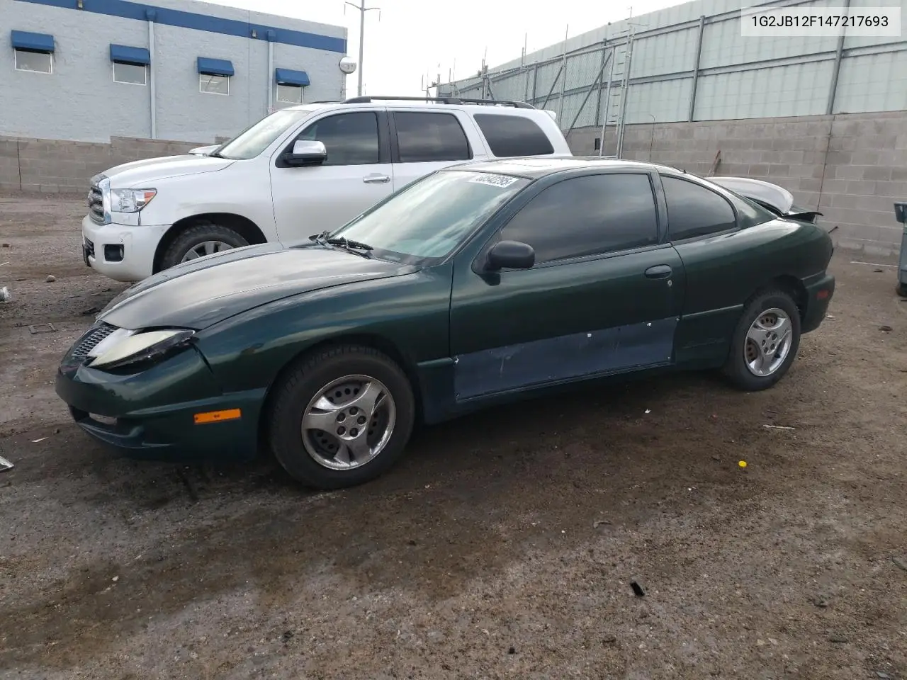 2004 Pontiac Sunfire VIN: 1G2JB12F147217693 Lot: 60542295