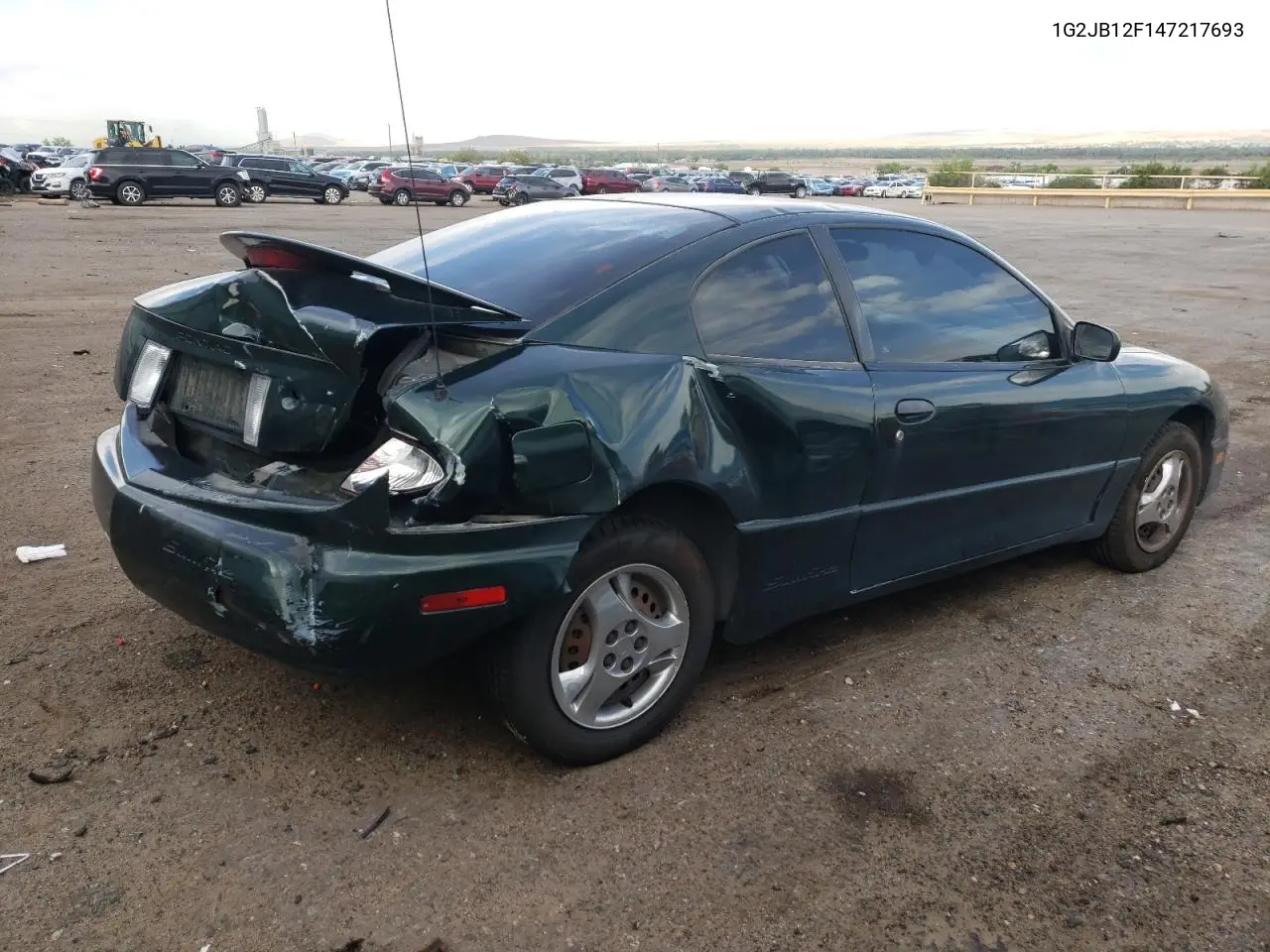 2004 Pontiac Sunfire VIN: 1G2JB12F147217693 Lot: 60542295