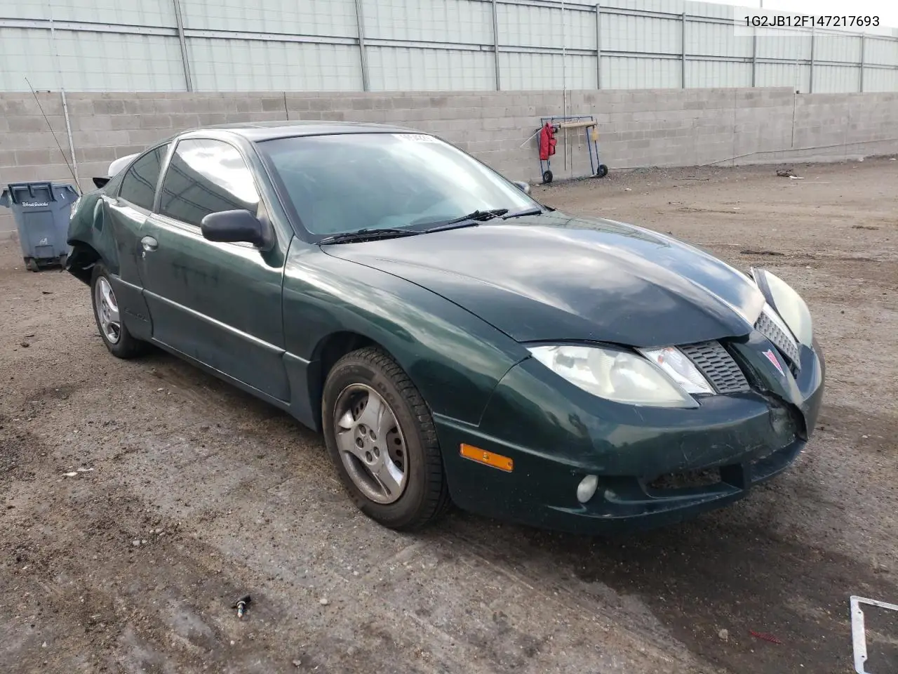 2004 Pontiac Sunfire VIN: 1G2JB12F147217693 Lot: 60542295