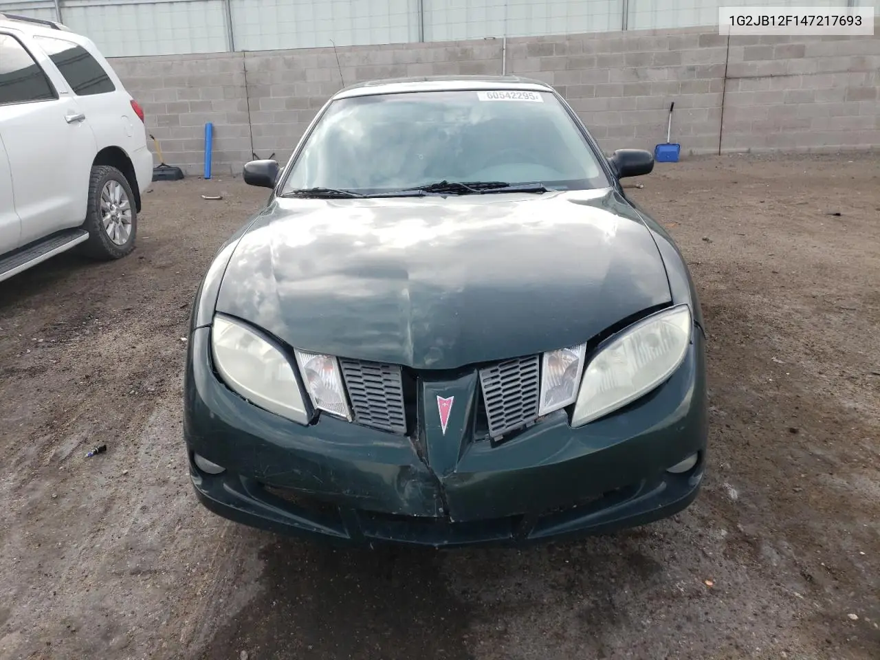 2004 Pontiac Sunfire VIN: 1G2JB12F147217693 Lot: 60542295