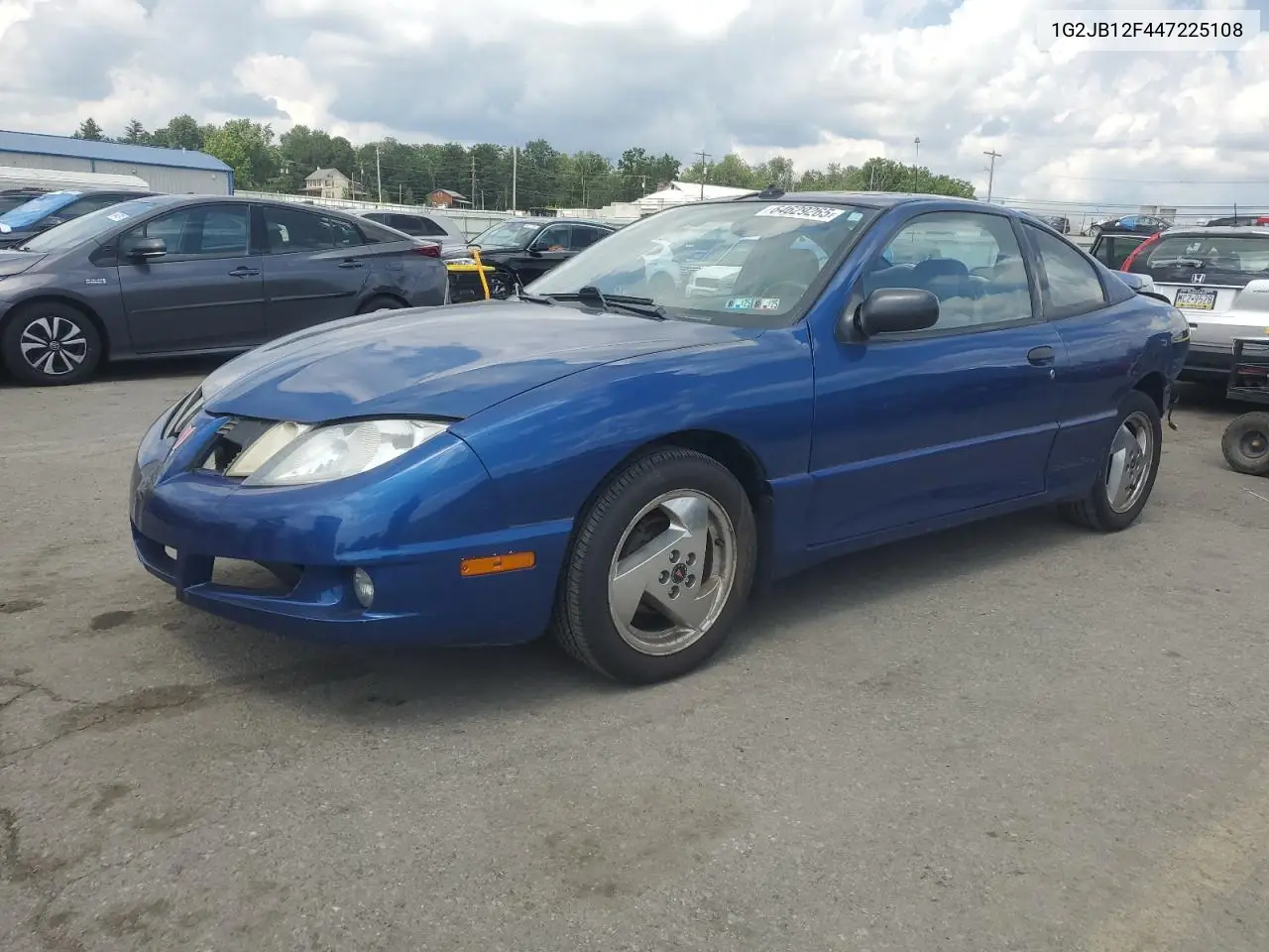 2004 Pontiac Sunfire VIN: 1G2JB12F447225108 Lot: 64629265