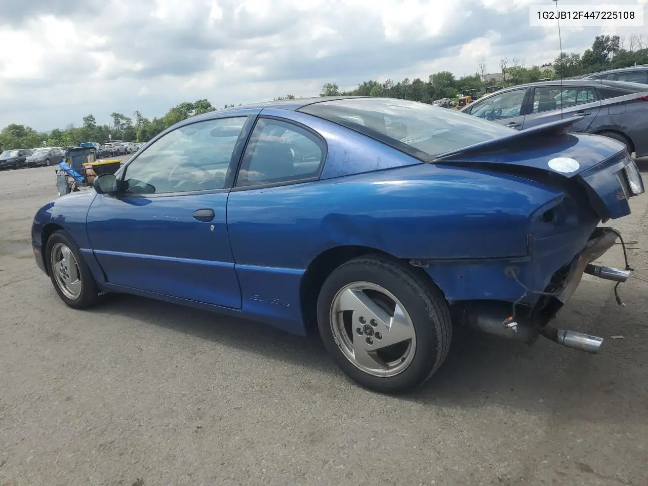 2004 Pontiac Sunfire VIN: 1G2JB12F447225108 Lot: 64629265