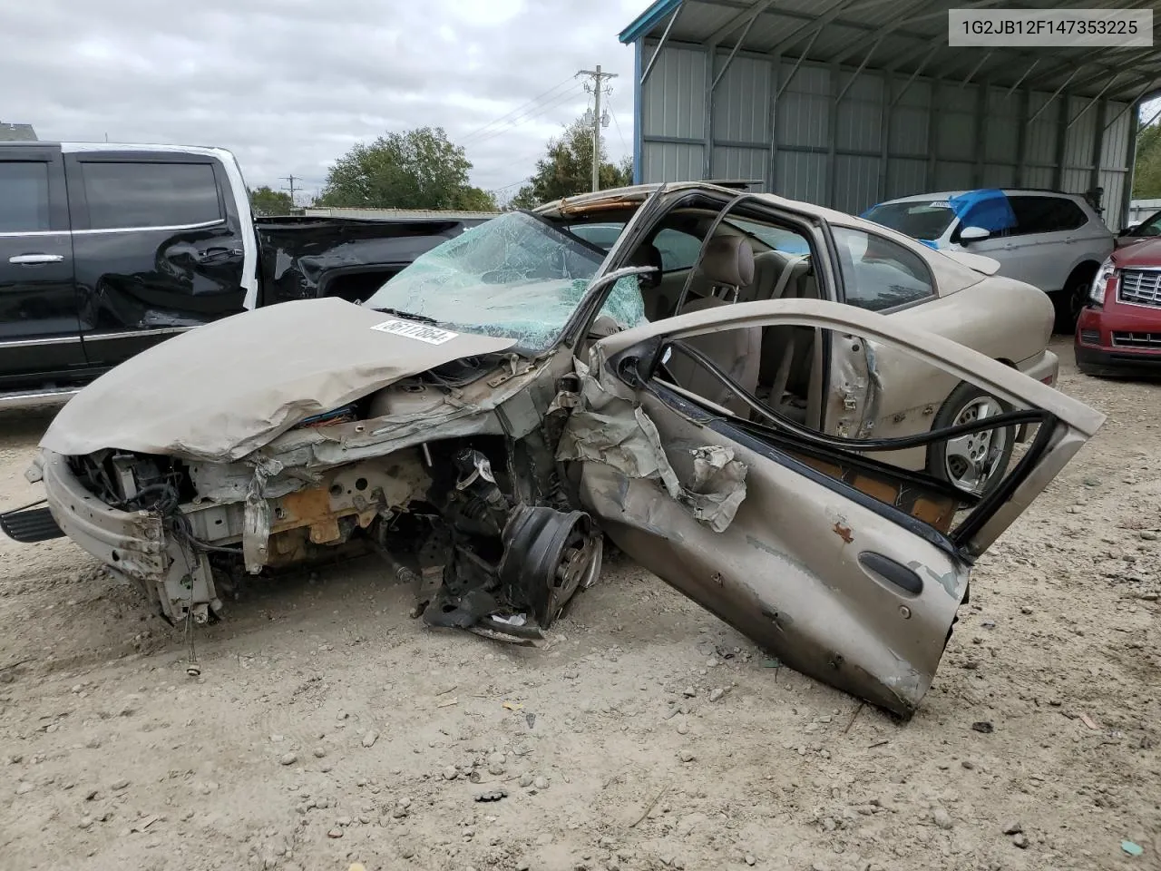 2004 Pontiac Sunfire VIN: 1G2JB12F147353225 Lot: 86117864