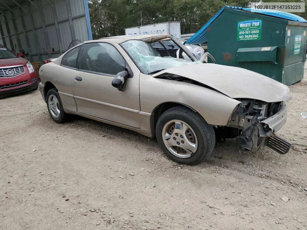2004 Pontiac Sunfire VIN: 1G2JB12F147353225 Lot: 86117864