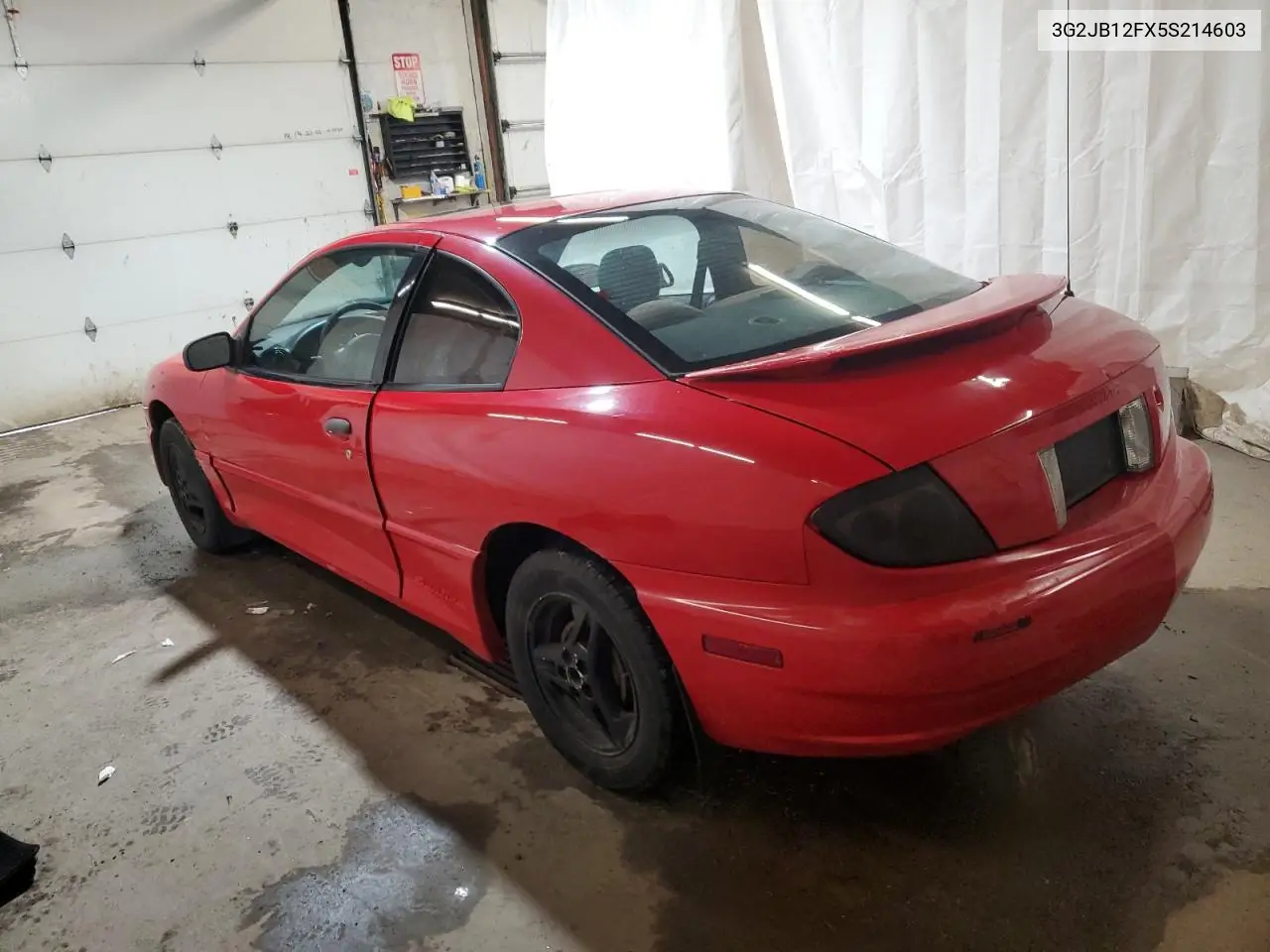 2005 Pontiac Sunfire VIN: 3G2JB12FX5S214603 Lot: 52885275