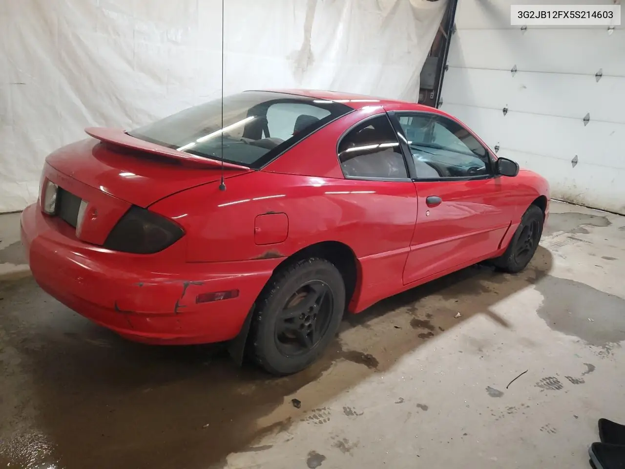 2005 Pontiac Sunfire VIN: 3G2JB12FX5S214603 Lot: 52885275