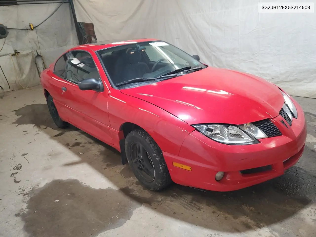 2005 Pontiac Sunfire VIN: 3G2JB12FX5S214603 Lot: 52885275