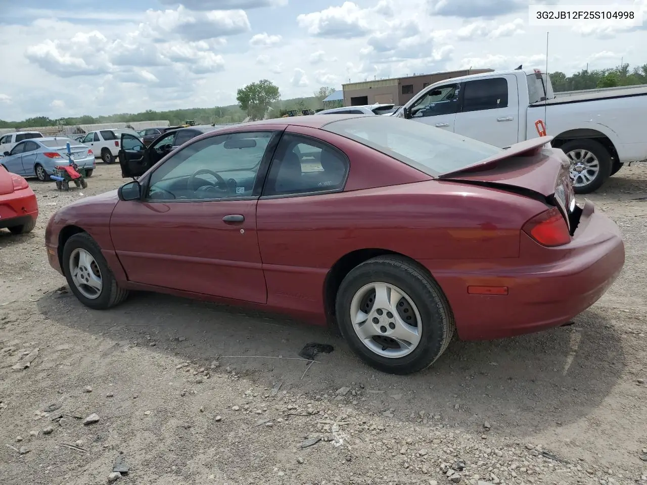 2005 Pontiac Sunfire VIN: 3G2JB12F25S104998 Lot: 55384185