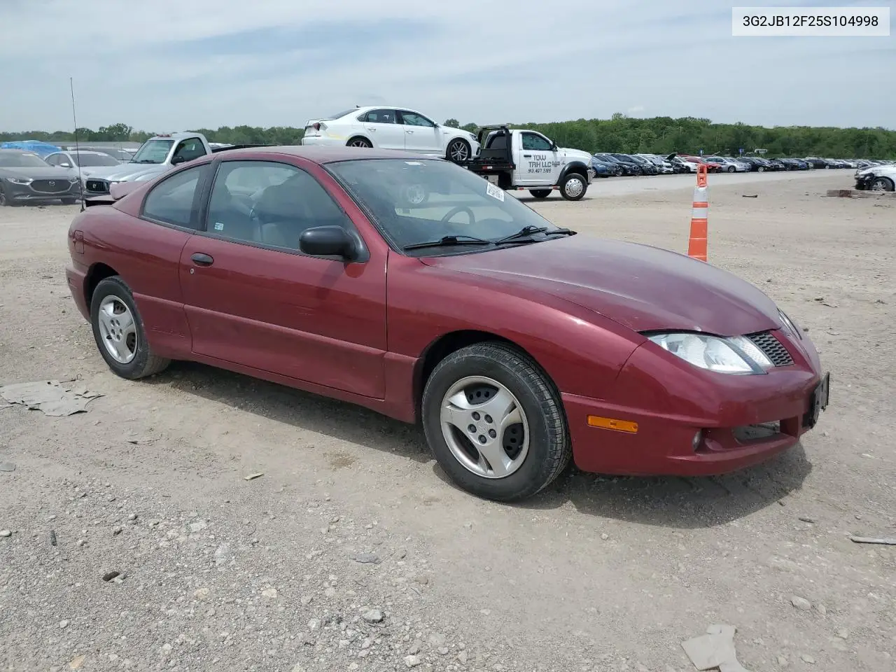 2005 Pontiac Sunfire VIN: 3G2JB12F25S104998 Lot: 55384185
