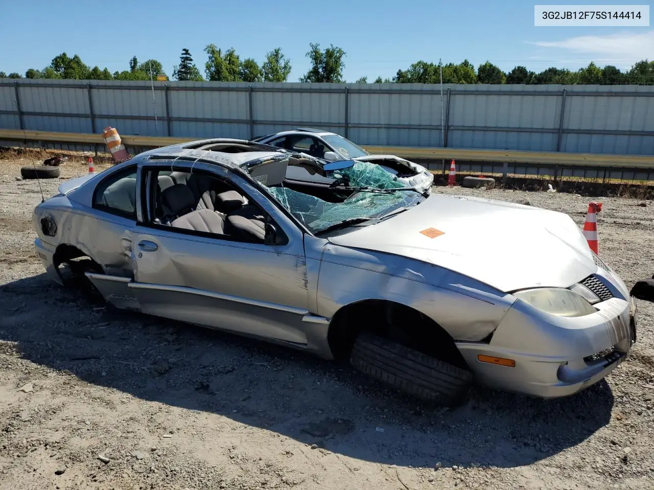 2005 Pontiac Sunfire VIN: 3G2JB12F75S144414 Lot: 57079075