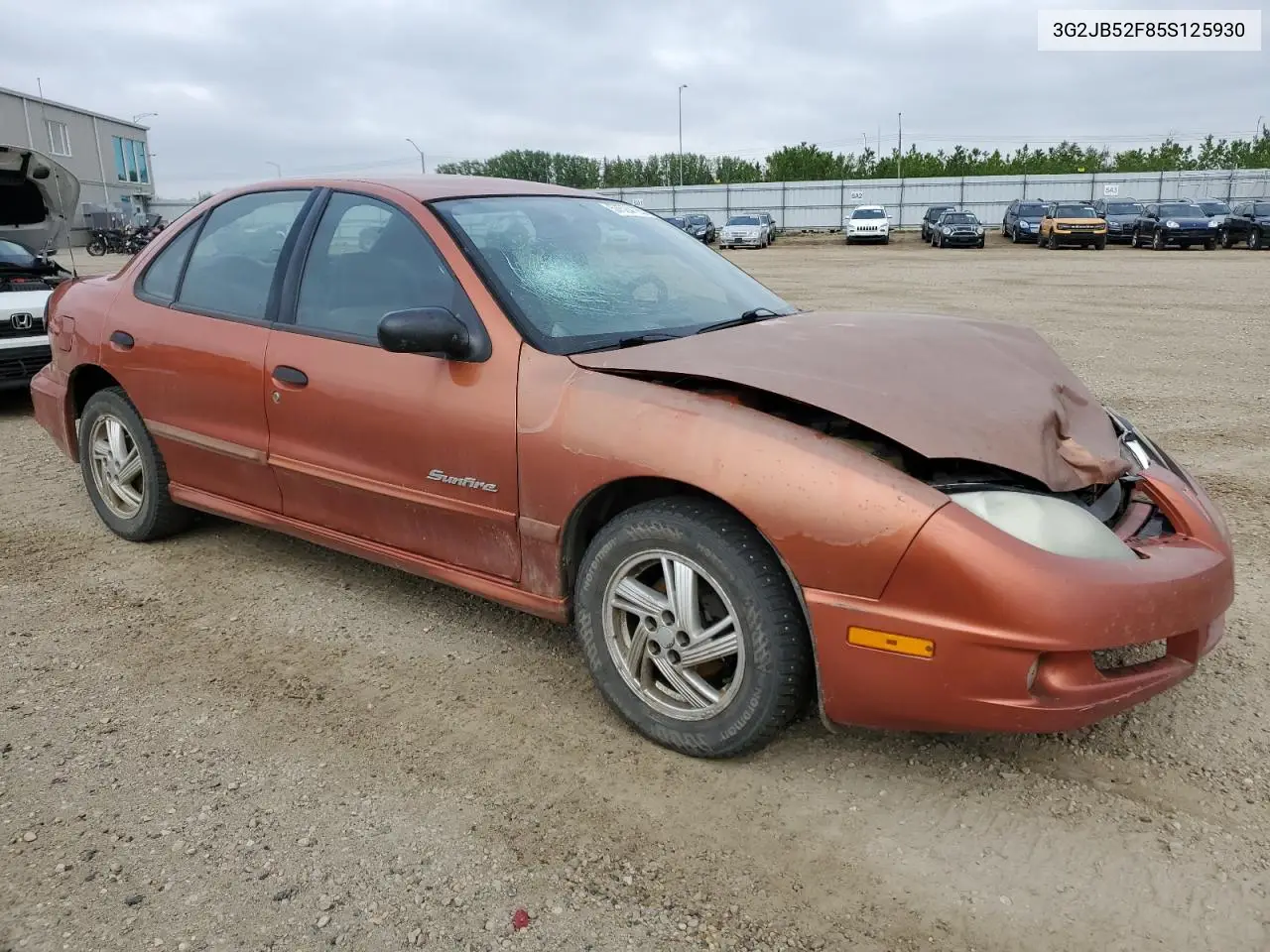 2005 Pontiac Sunfire Sl VIN: 3G2JB52F85S125930 Lot: 57524125