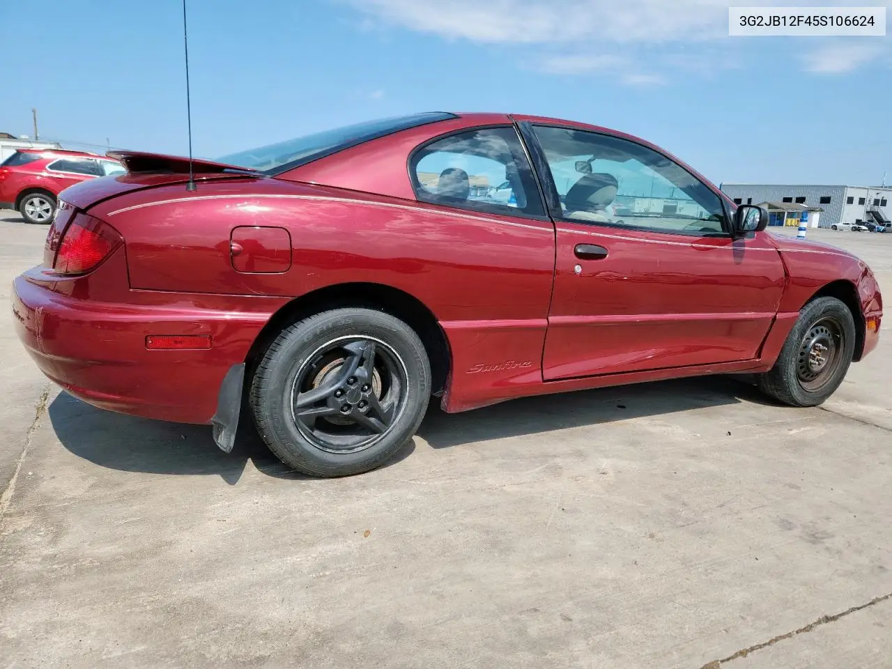 2005 Pontiac Sunfire VIN: 3G2JB12F45S106624 Lot: 58767515