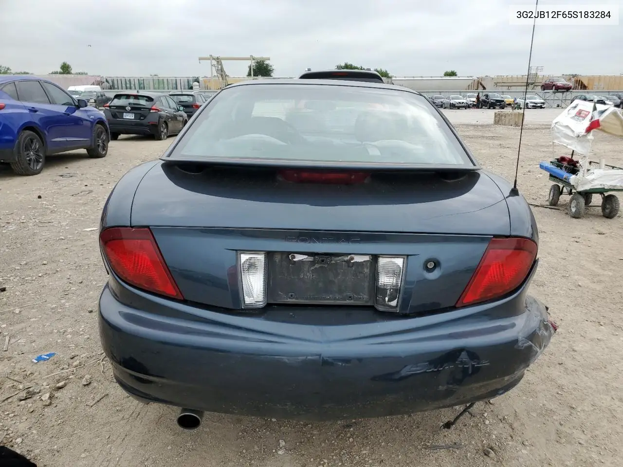 2005 Pontiac Sunfire VIN: 3G2JB12F65S183284 Lot: 59627265