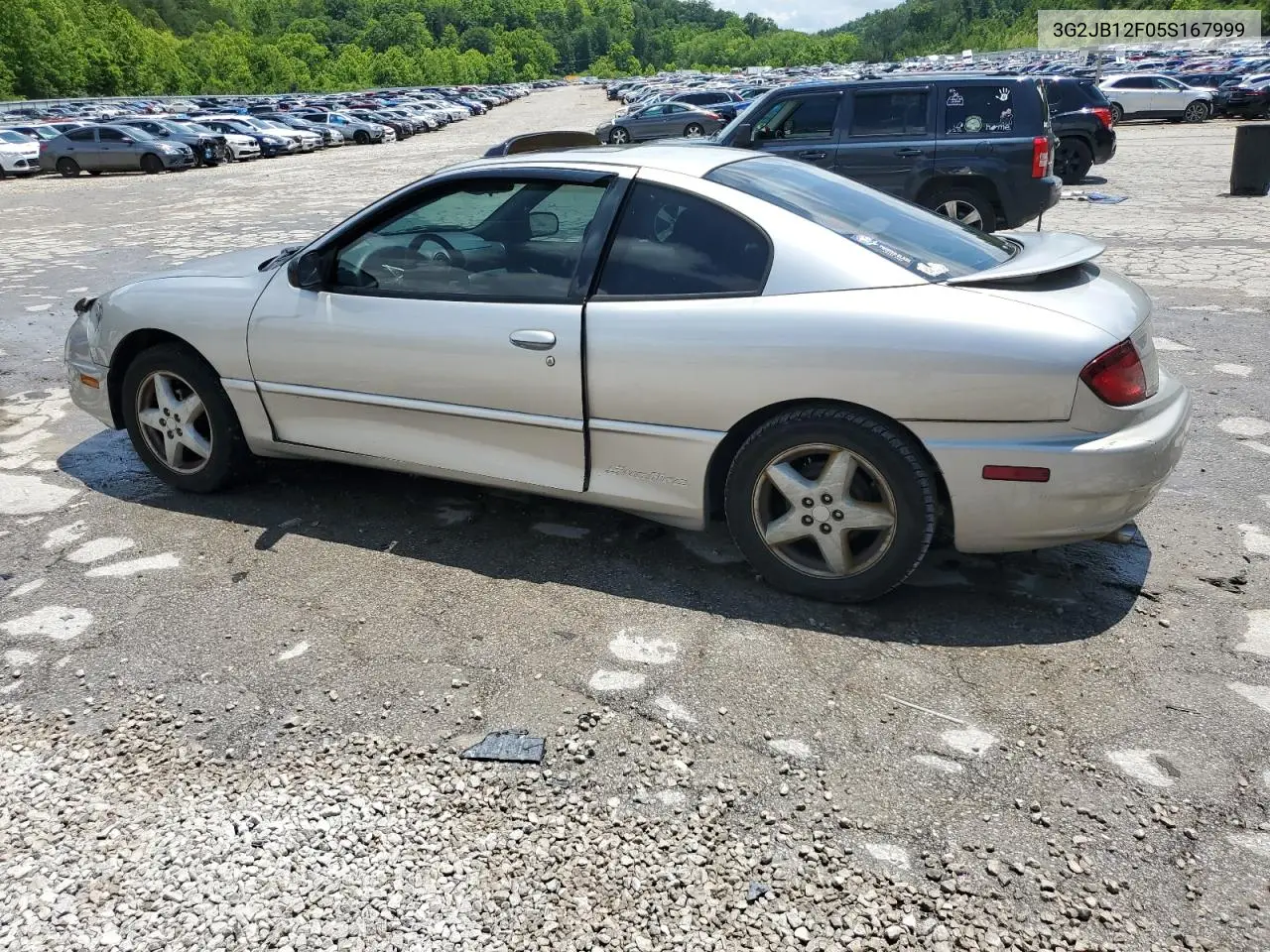 2005 Pontiac Sunfire VIN: 3G2JB12F05S167999 Lot: 61002395