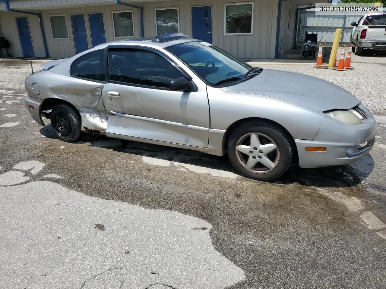 2005 Pontiac Sunfire VIN: 3G2JB12F05S167999 Lot: 61002395