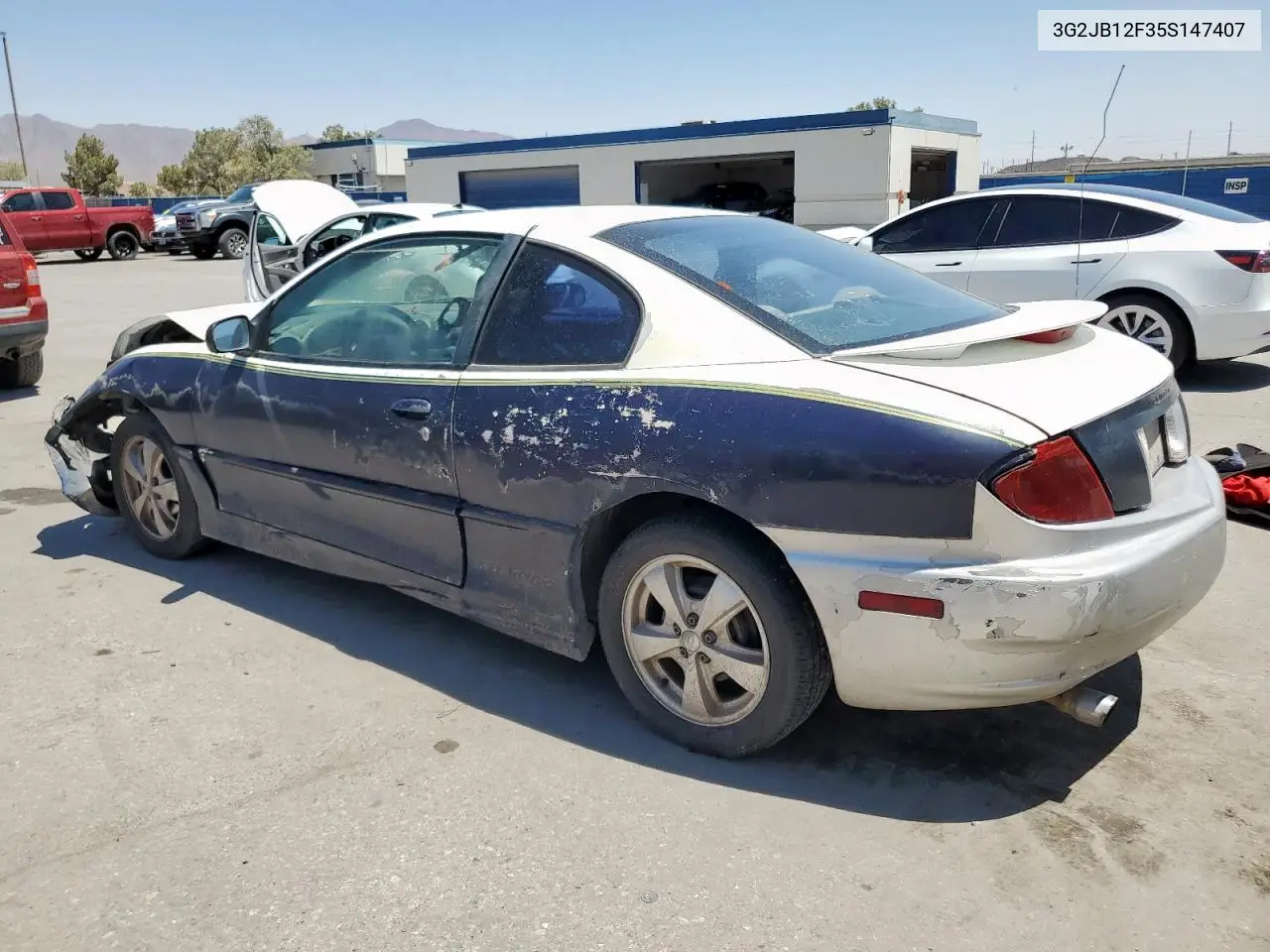 2005 Pontiac Sunfire VIN: 3G2JB12F35S147407 Lot: 61660285