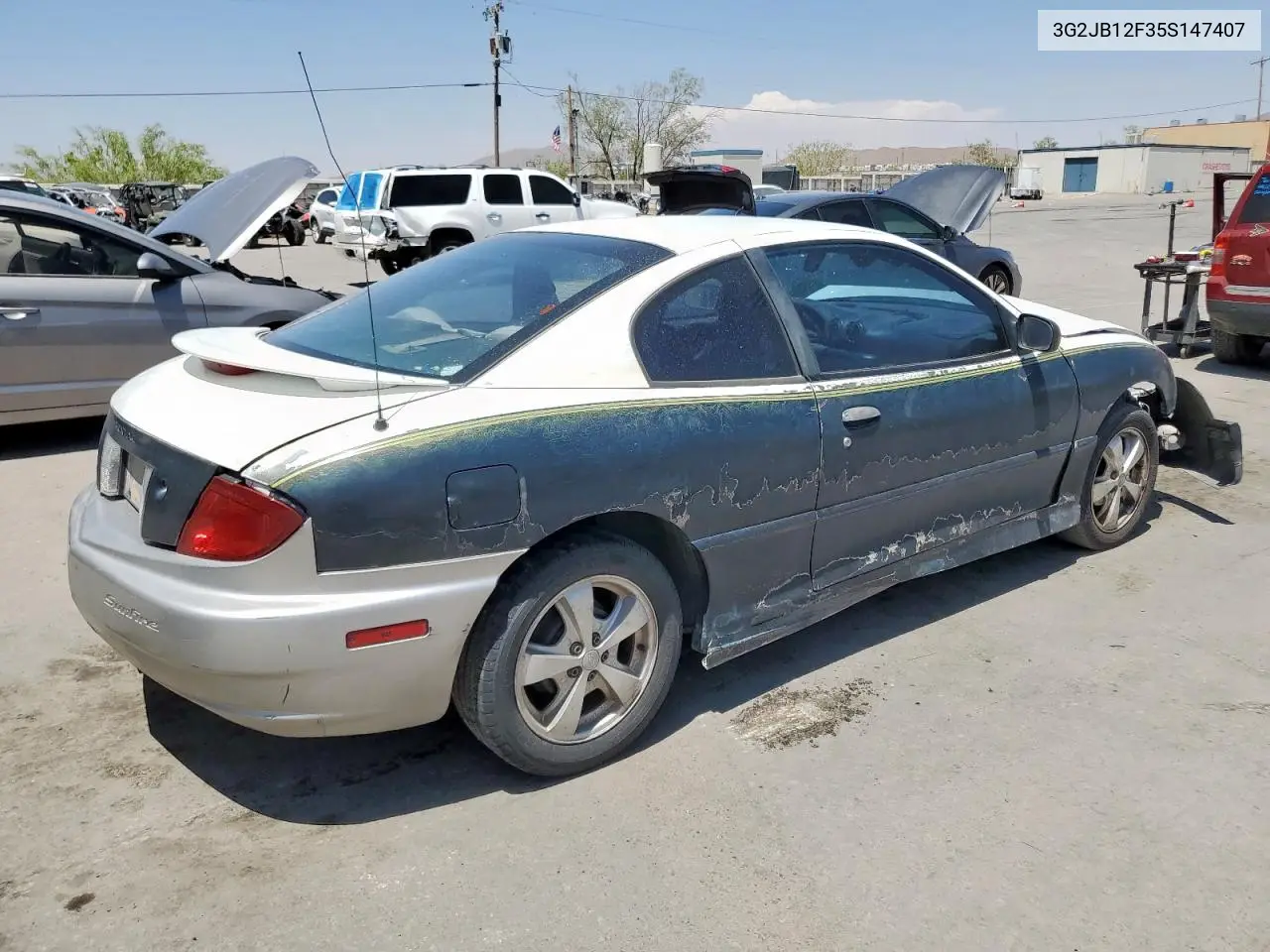 2005 Pontiac Sunfire VIN: 3G2JB12F35S147407 Lot: 61660285
