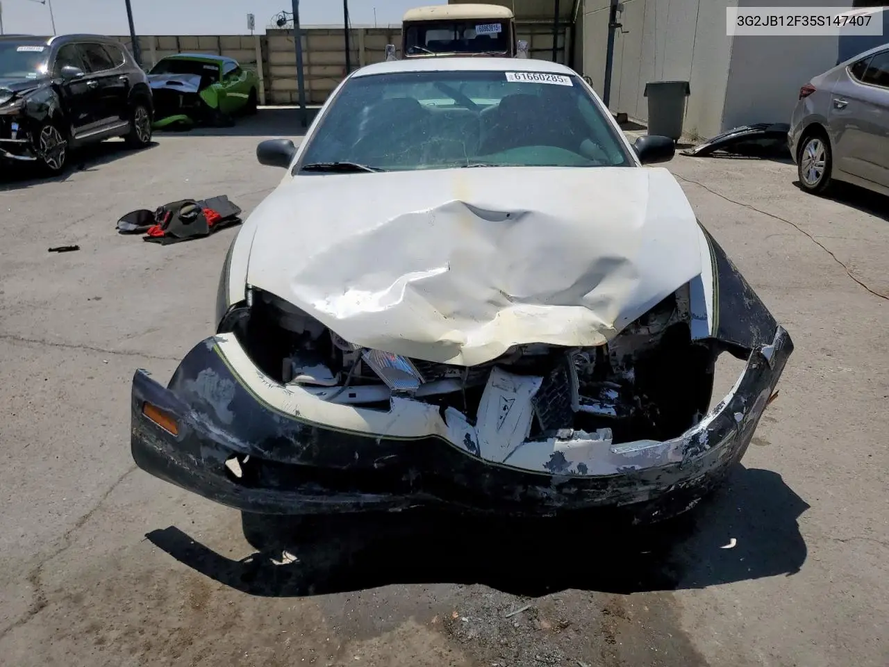 2005 Pontiac Sunfire VIN: 3G2JB12F35S147407 Lot: 61660285