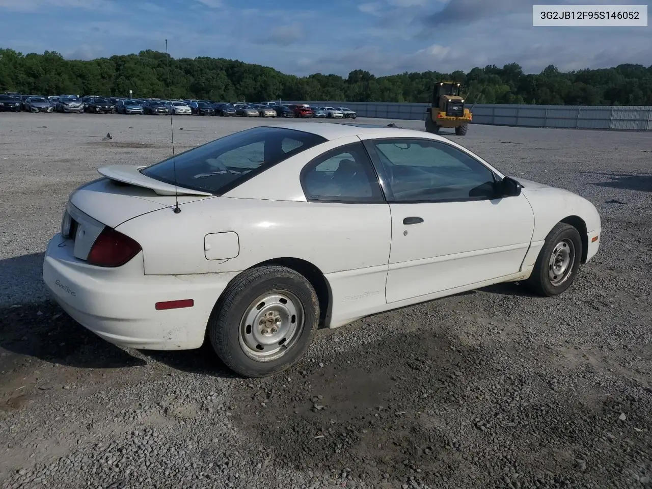 2005 Pontiac Sunfire VIN: 3G2JB12F95S146052 Lot: 65204155