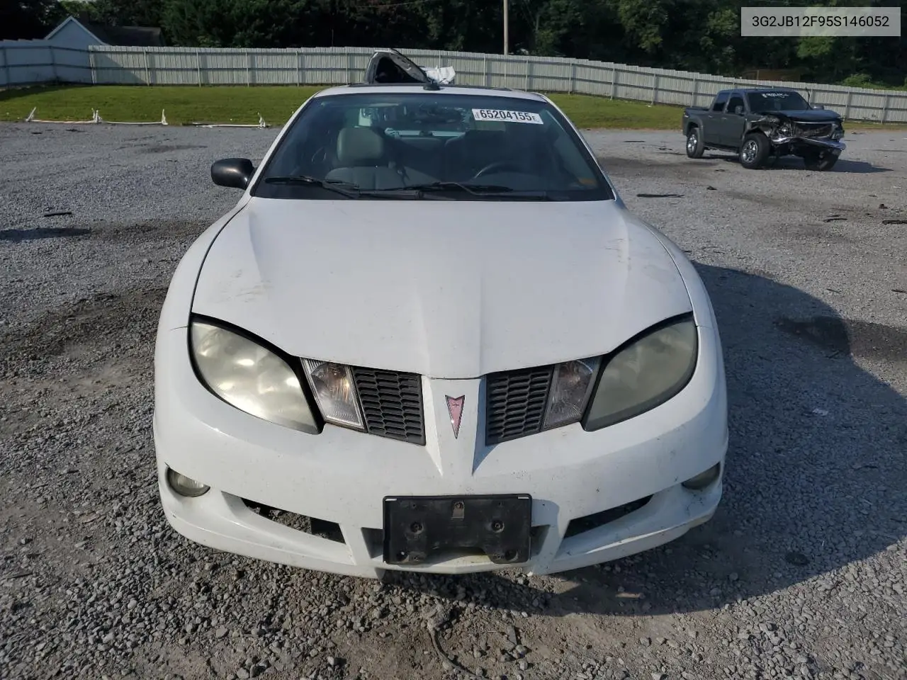 2005 Pontiac Sunfire VIN: 3G2JB12F95S146052 Lot: 65204155