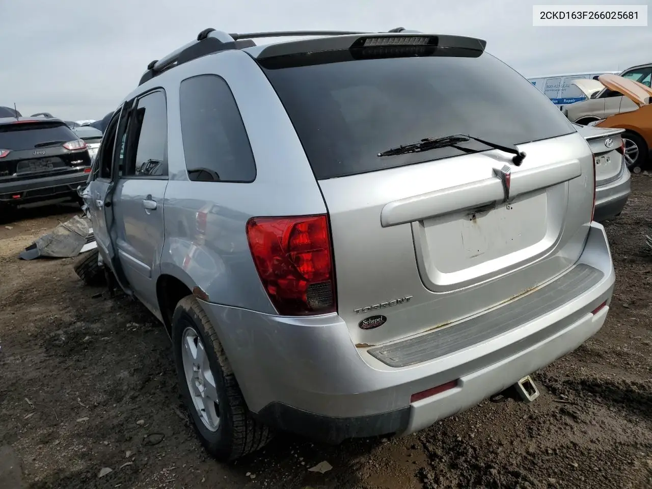 2006 Pontiac Torrent VIN: 2CKD163F266025681 Lot: 50155685
