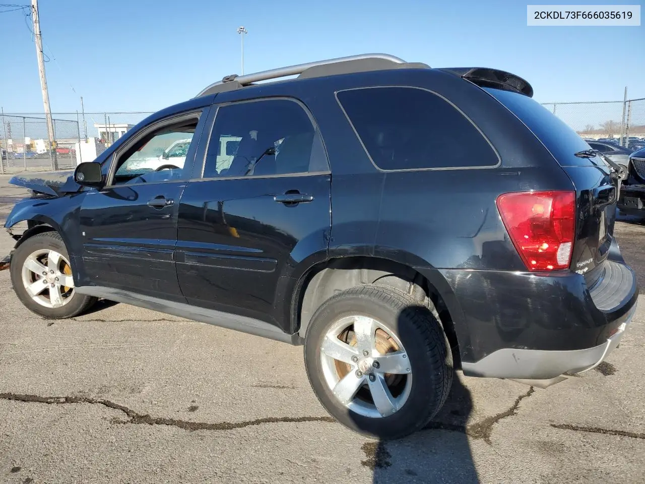 2006 Pontiac Torrent VIN: 2CKDL73F666035619 Lot: 50254445