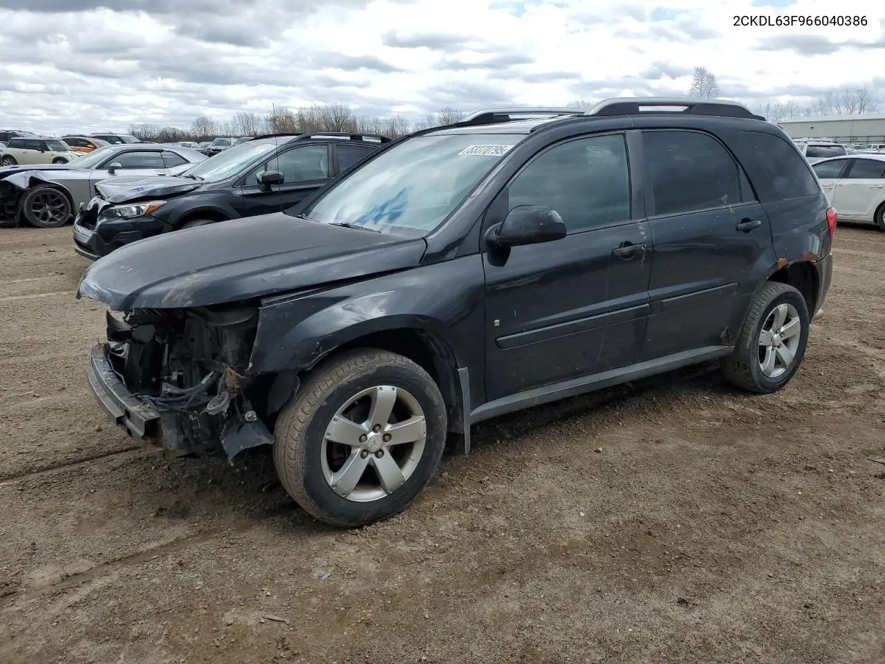 2006 Pontiac Torrent VIN: 2CKDL63F966040386 Lot: 53370795