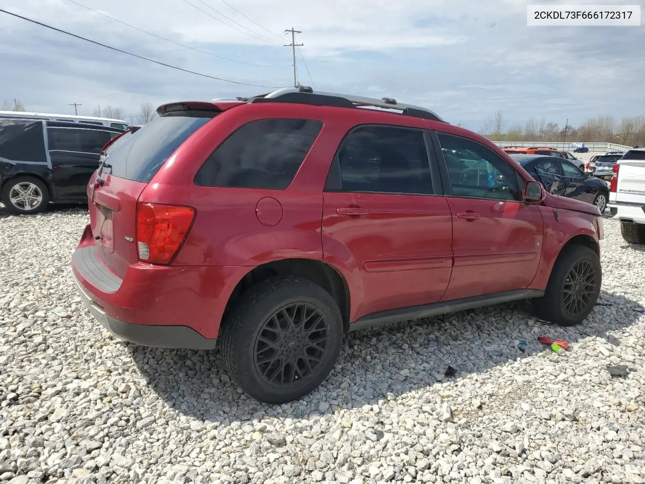 2006 Pontiac Torrent VIN: 2CKDL73F666172317 Lot: 54064485