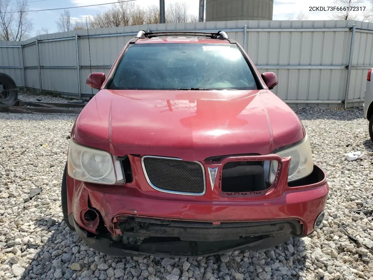 2006 Pontiac Torrent VIN: 2CKDL73F666172317 Lot: 54064485