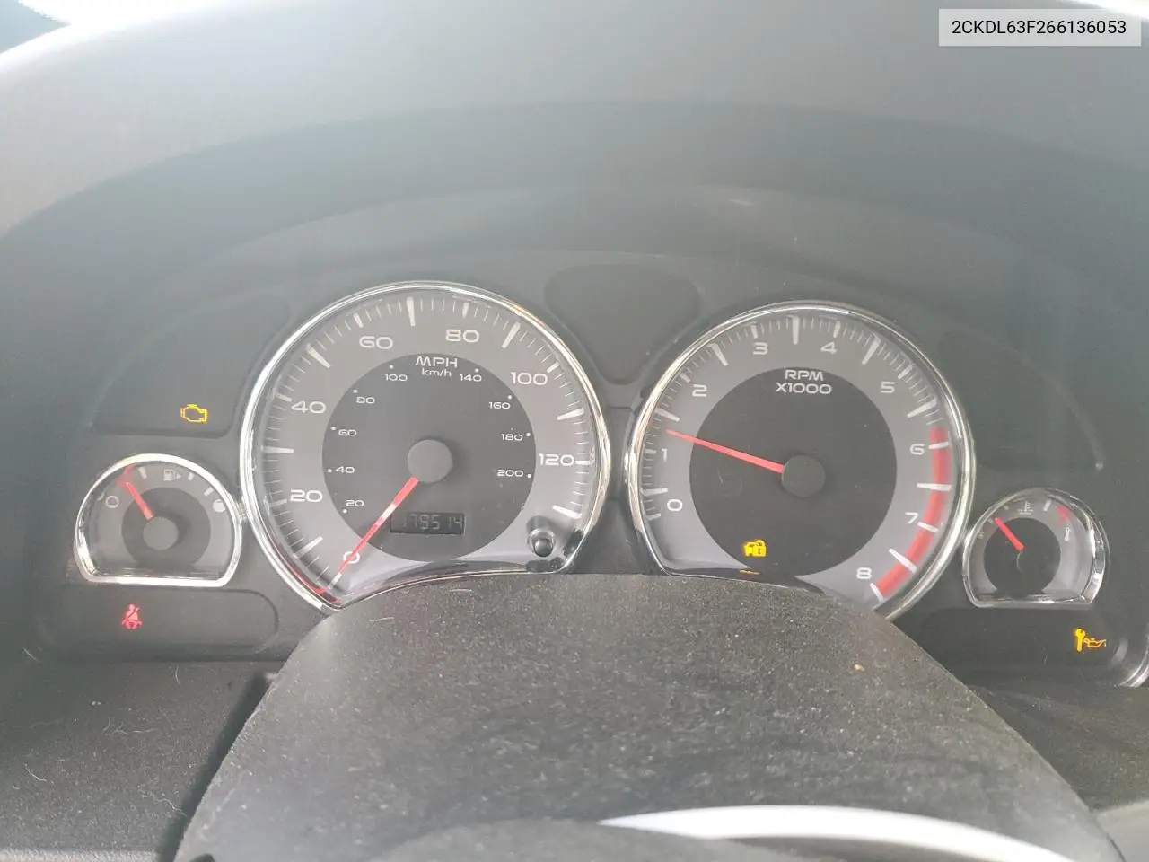 2006 Pontiac Torrent VIN: 2CKDL63F266136053 Lot: 56368585