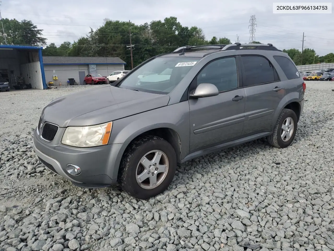 2006 Pontiac Torrent VIN: 2CKDL63F966134753 Lot: 61072435