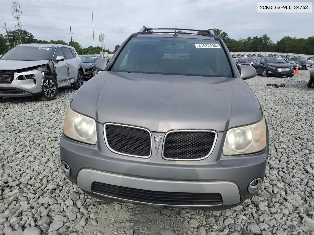 2006 Pontiac Torrent VIN: 2CKDL63F966134753 Lot: 61072435