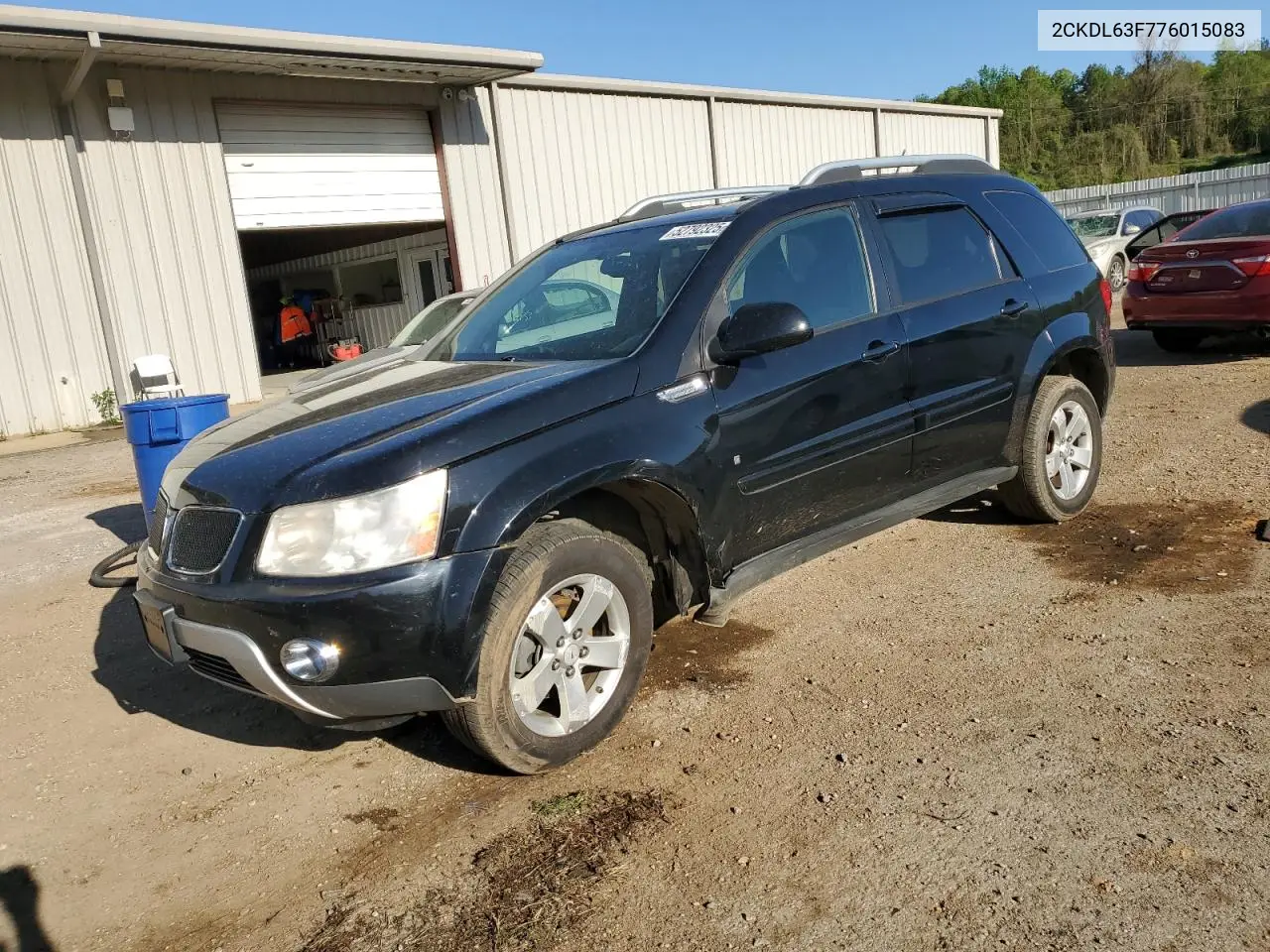 2007 Pontiac Torrent VIN: 2CKDL63F776015083 Lot: 52792325