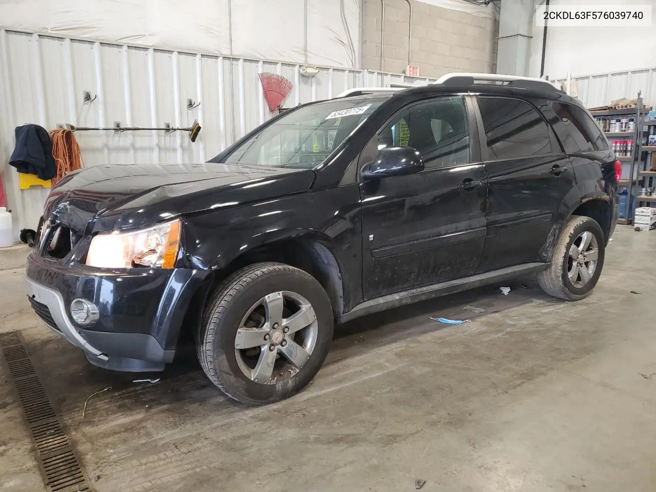 2007 Pontiac Torrent VIN: 2CKDL63F576039740 Lot: 53430775