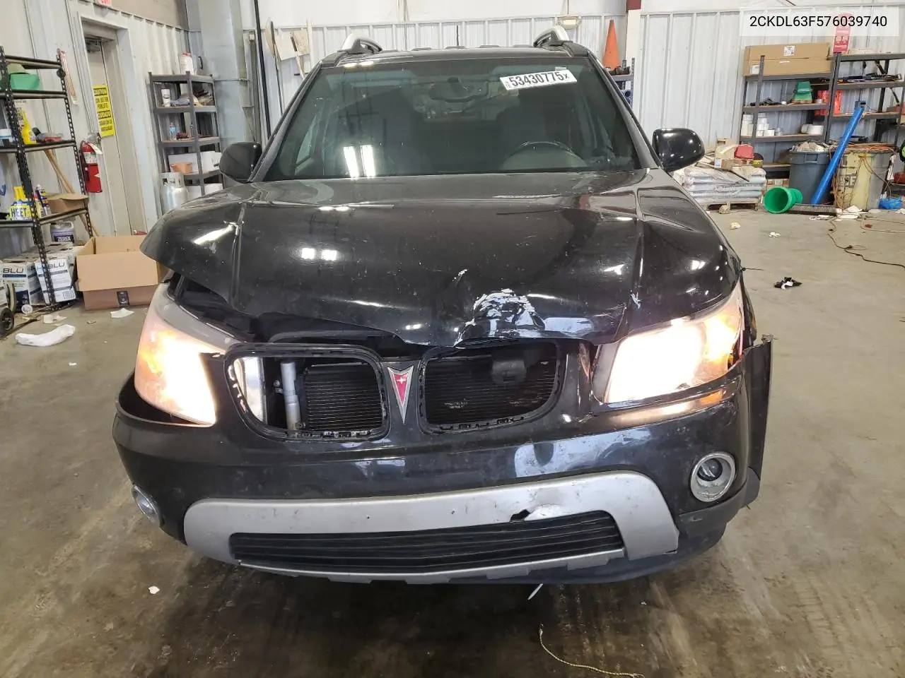 2007 Pontiac Torrent VIN: 2CKDL63F576039740 Lot: 53430775
