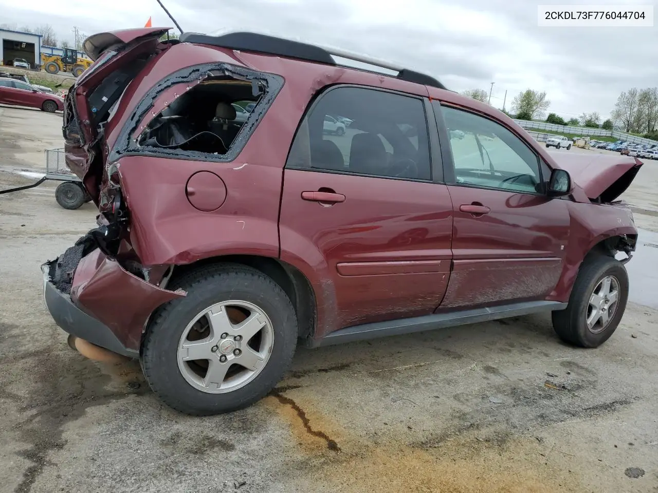 2007 Pontiac Torrent VIN: 2CKDL73F776044704 Lot: 53546355