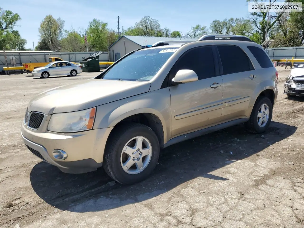 2007 Pontiac Torrent VIN: 2CKDL73F576002967 Lot: 53617265