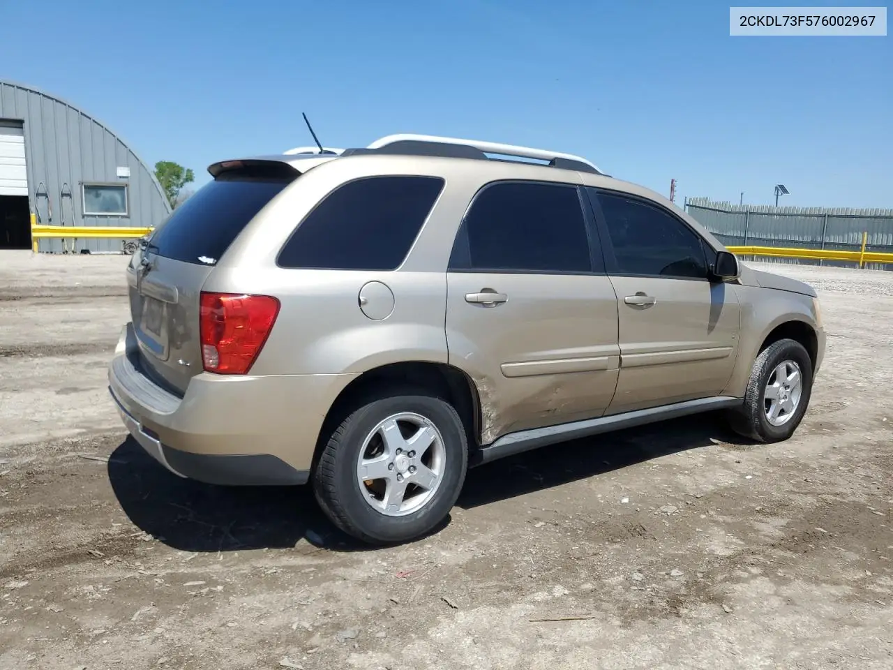 2007 Pontiac Torrent VIN: 2CKDL73F576002967 Lot: 53617265