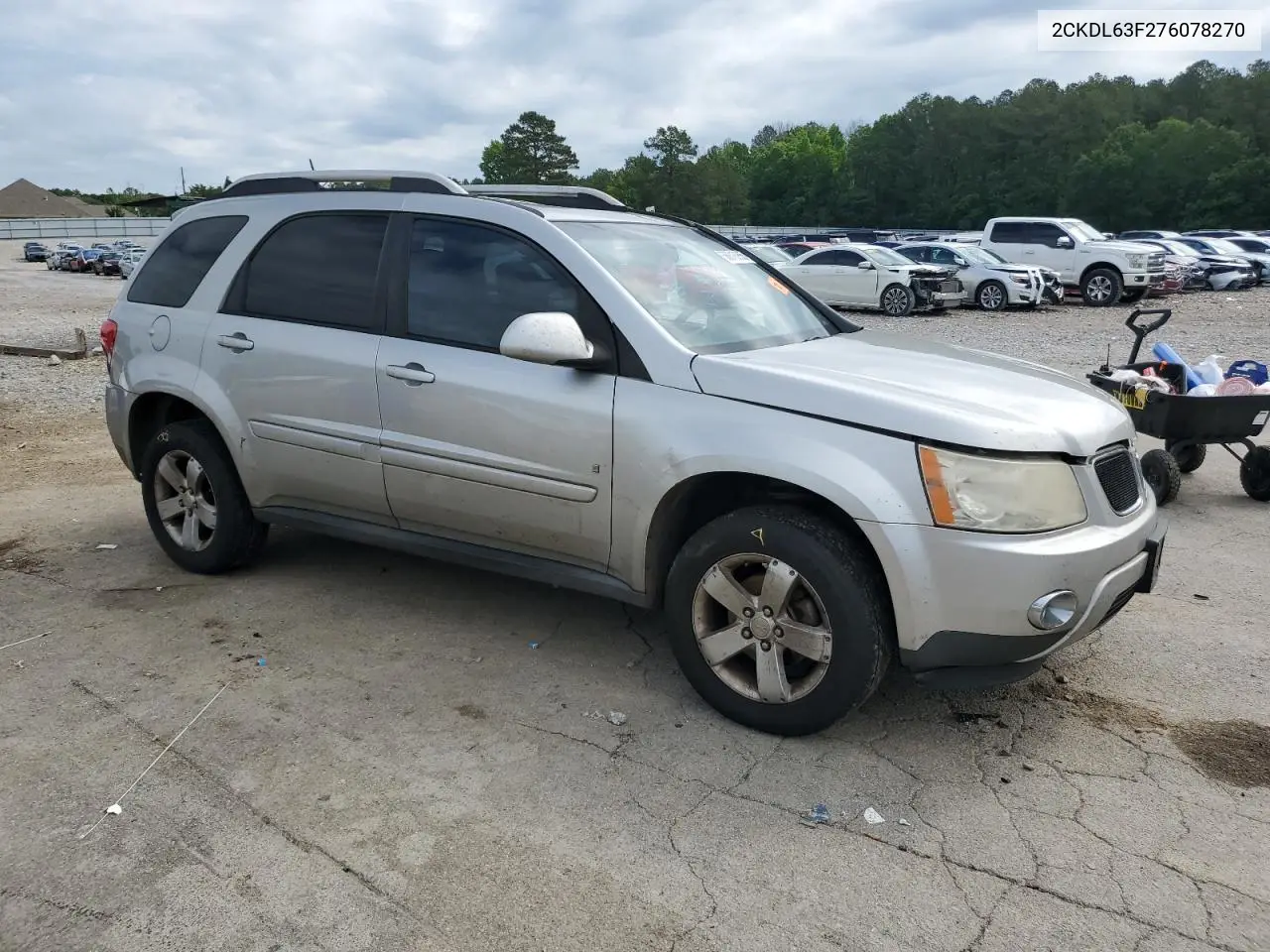 2007 Pontiac Torrent VIN: 2CKDL63F276078270 Lot: 56816955