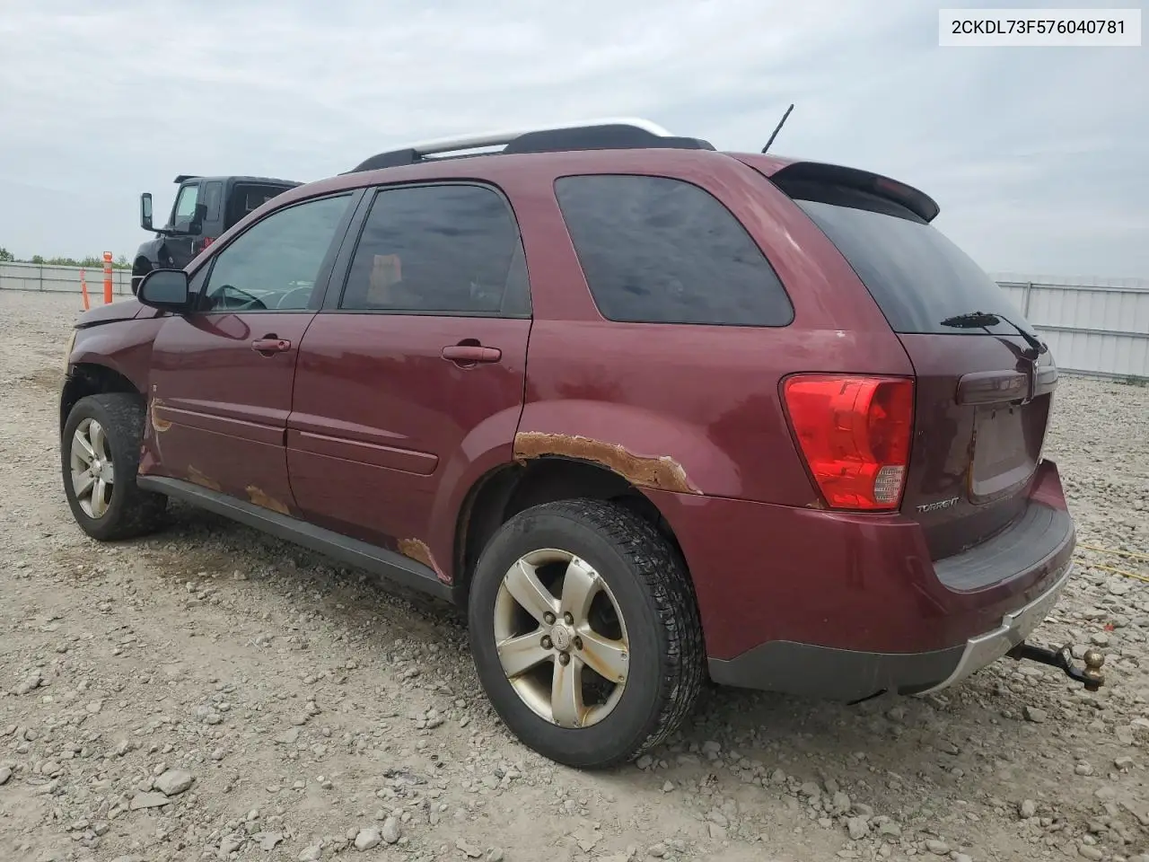 2007 Pontiac Torrent VIN: 2CKDL73F576040781 Lot: 60414075