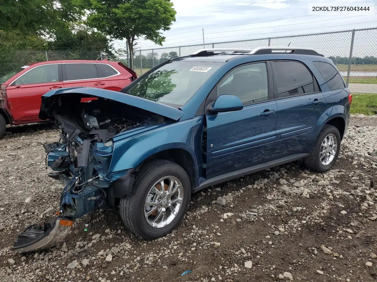 2007 Pontiac Torrent VIN: 2CKDL73F276043444 Lot: 60836825