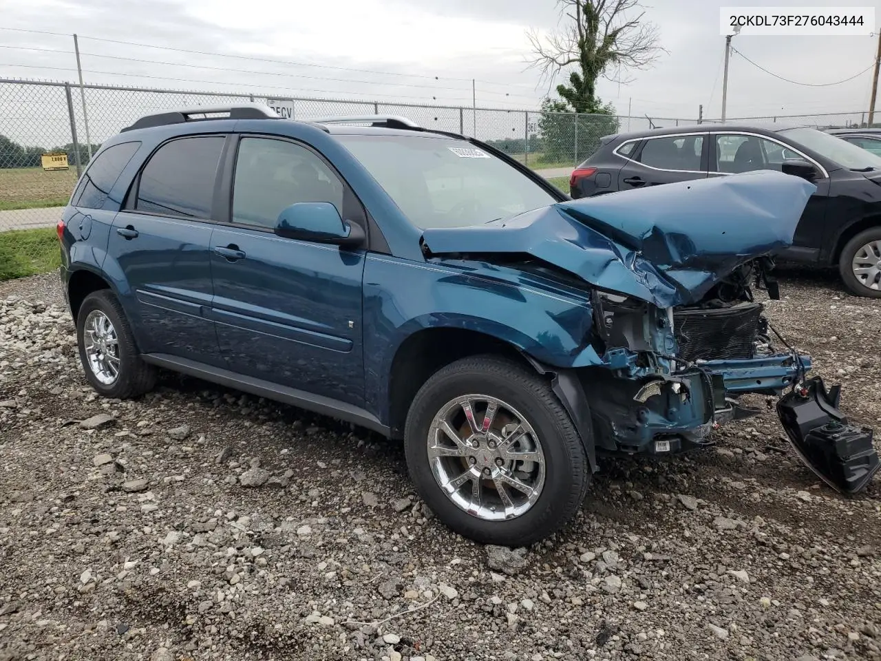 2007 Pontiac Torrent VIN: 2CKDL73F276043444 Lot: 60836825