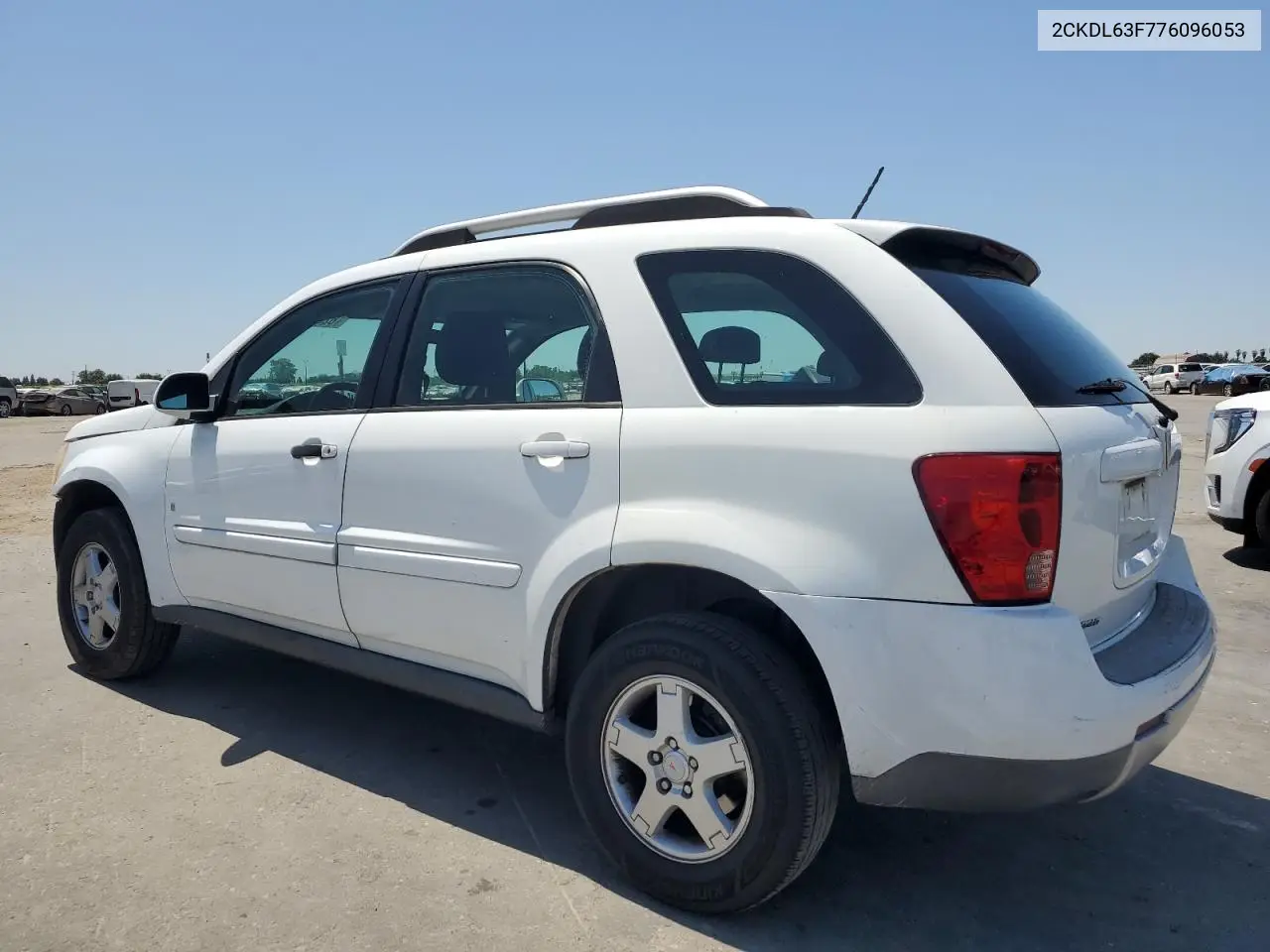 2007 Pontiac Torrent VIN: 2CKDL63F776096053 Lot: 62877705